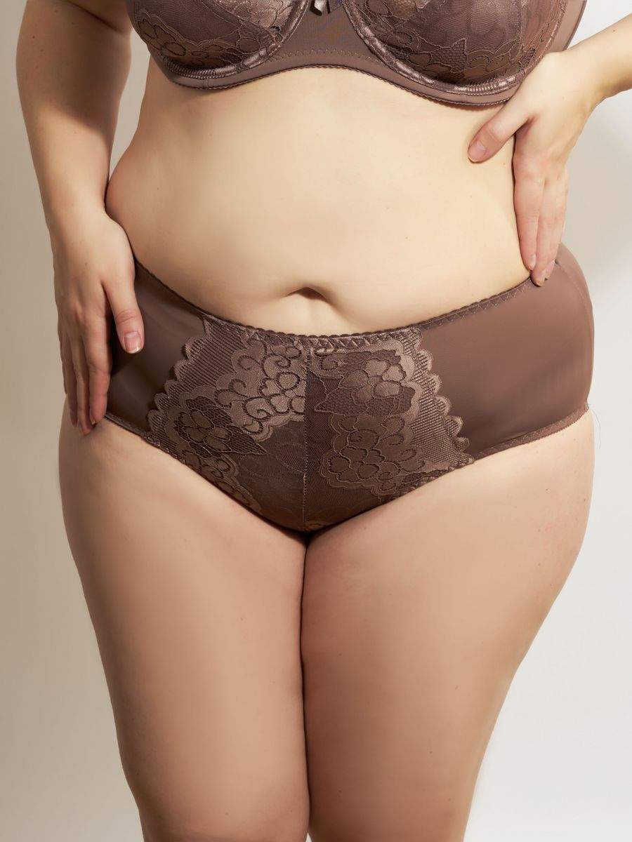 

Трусы женские Настроение женщины T00009 коричневые 5XL, Коричневый, T00009