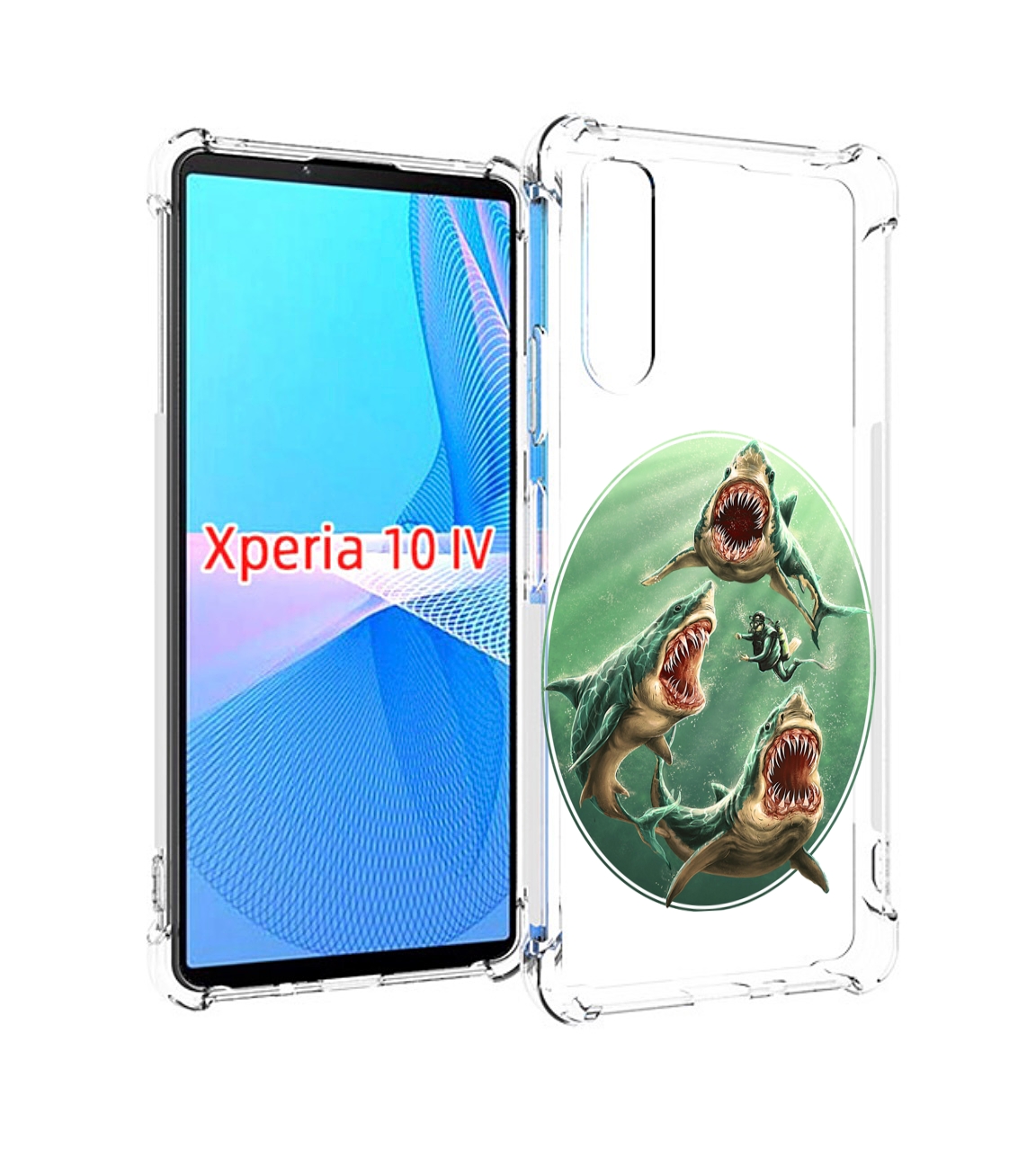 

Чехол MyPads синяя бездна для Sony Xperia 10 IV (10-4), Прозрачный, Tocco
