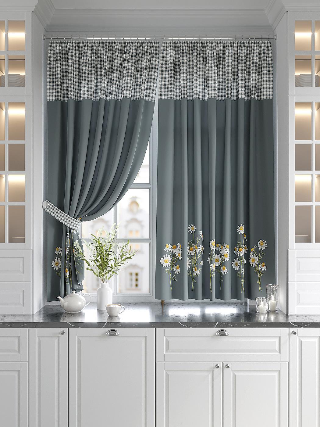 

Комплекты штор AT HOME Раминис высота 180 см, ширина 150 см, Белый, 920532