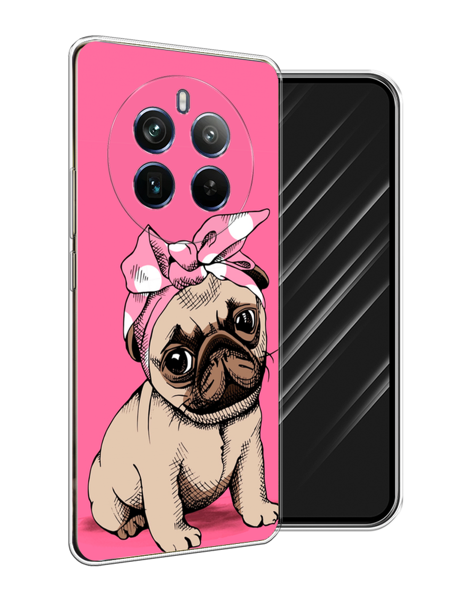 

Чехол Awog на Realme 12+ "Dog Pin-Up", Розовый;бежевый, 2516350-1
