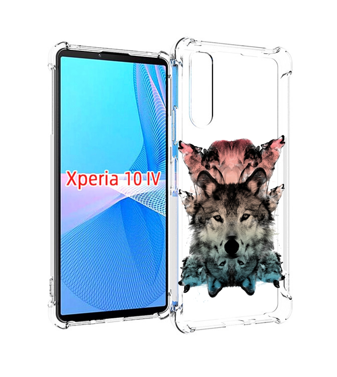 

Чехол MyPads стая для Sony Xperia 10 IV (10-4), Прозрачный, Tocco