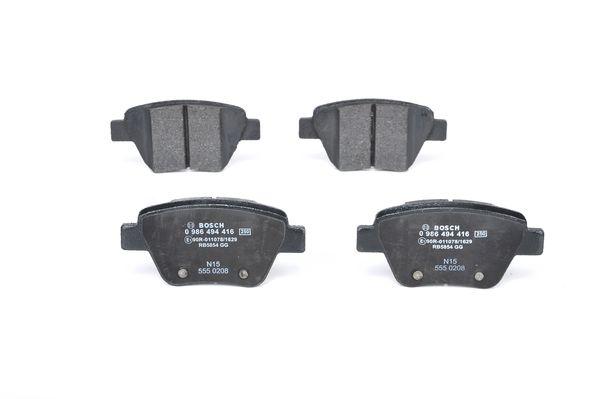 

Комплект тормозных колодок BOSCH 0986494416