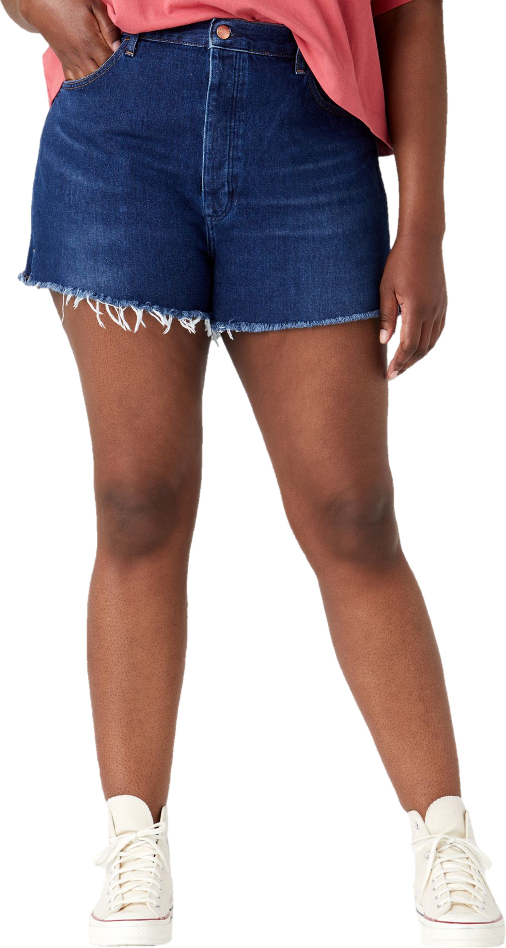 Джинсовые шорты женские Women High Rise Festival Shorts Wrangler синие 27