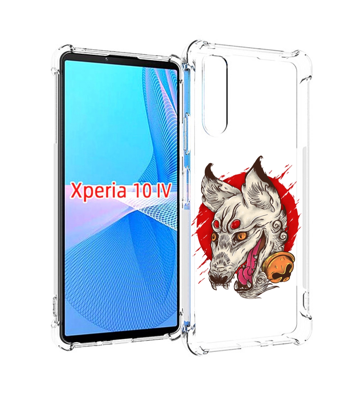 

Чехол MyPads страшная собака для Sony Xperia 10 IV (10-4), Прозрачный, Tocco