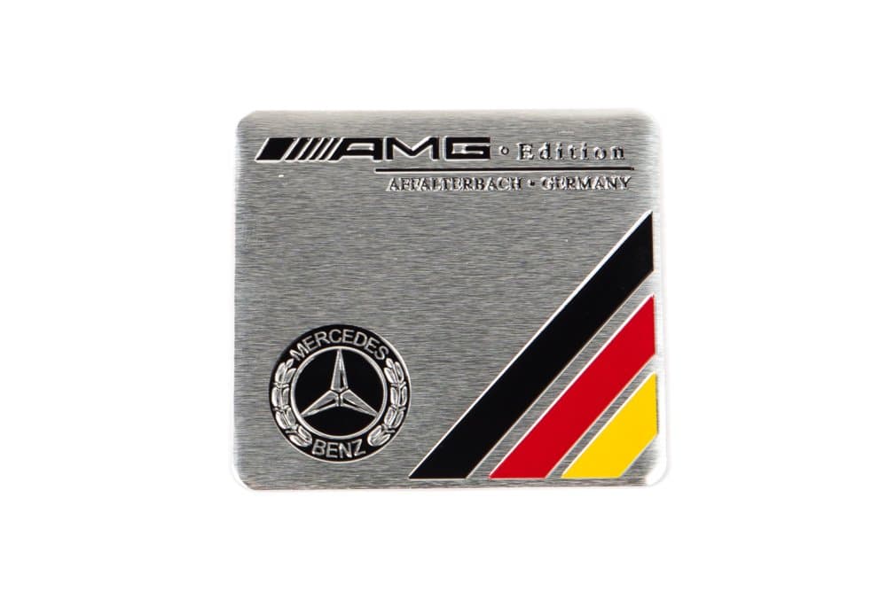 

Табличка AMG большая, Серебристый