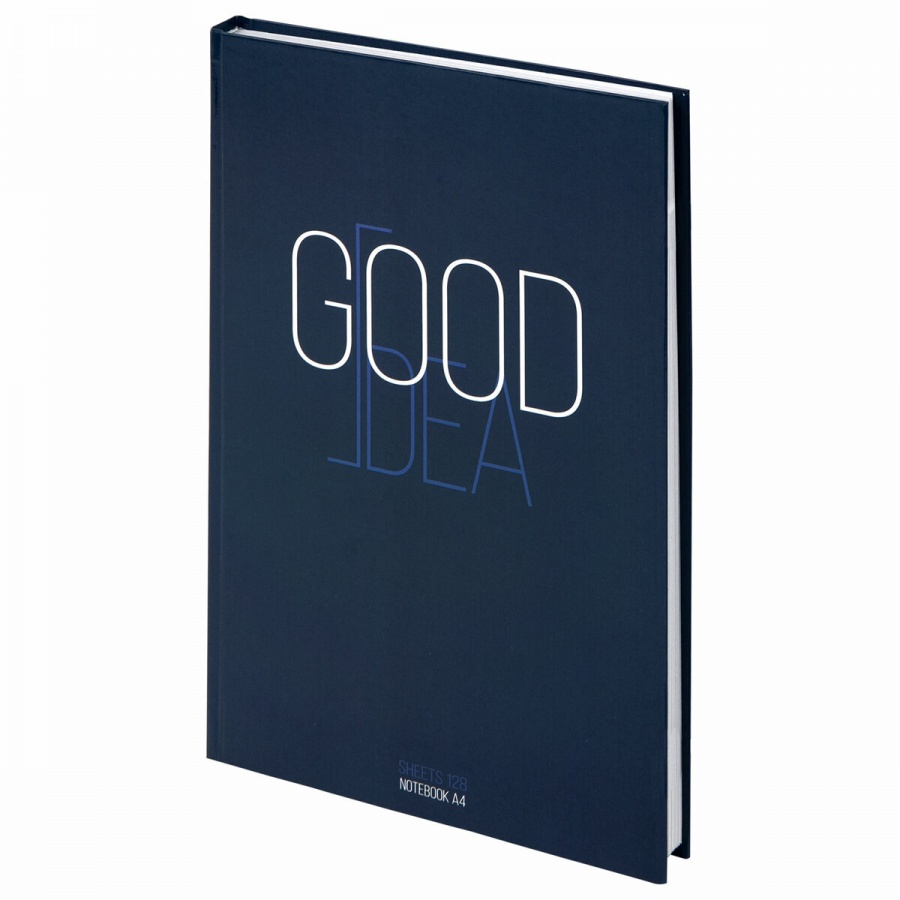 

Блокнот Staff 128л, А4 Good Idea, клетка, твердая обложка
