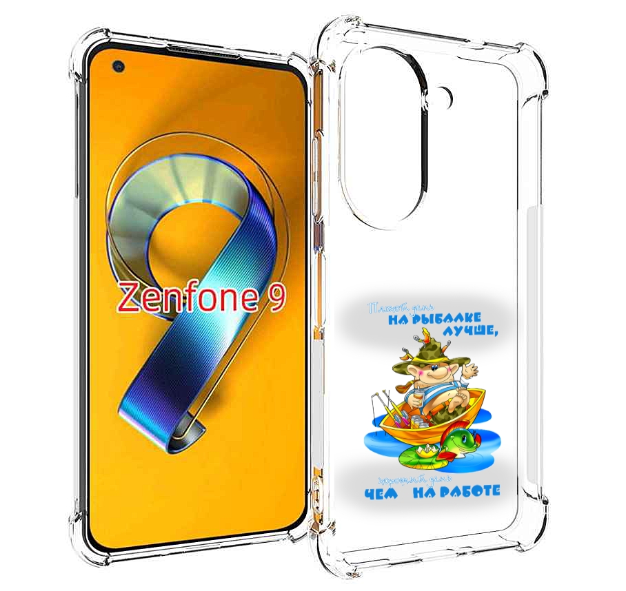 Чехол MyPads Рыбалка для Asus Zenfone 9 (AI2202)