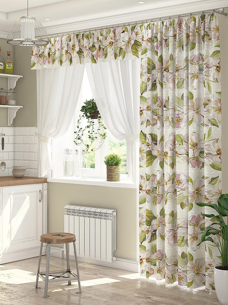 

Комплекты штор AT HOME Шиппи высота 260 см, ширина 150 см, Бежевый, 924014