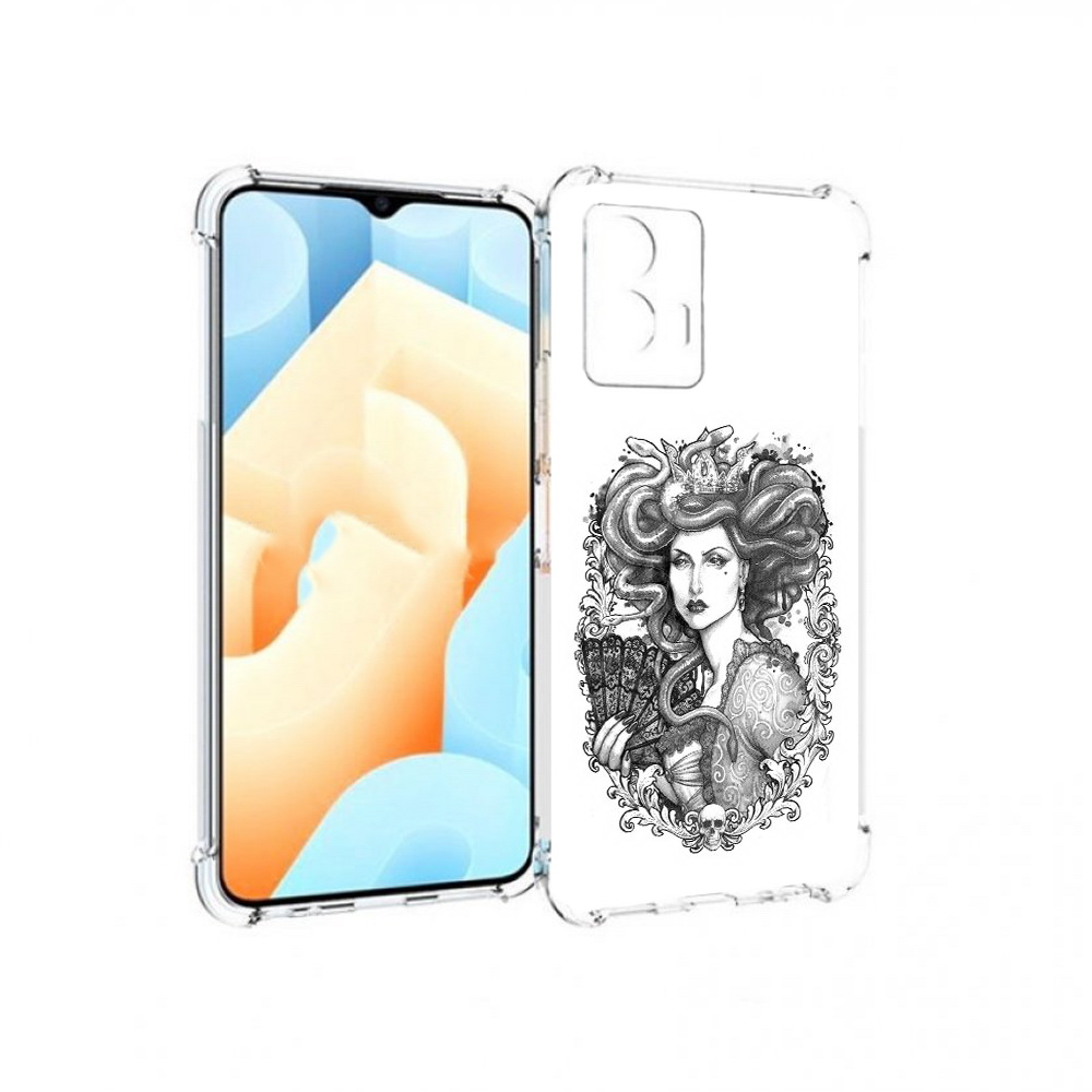 

Чехол MyPads Tocco для Vivo U5 медуза черно белый (PT226979.416.472), Прозрачный, Tocco