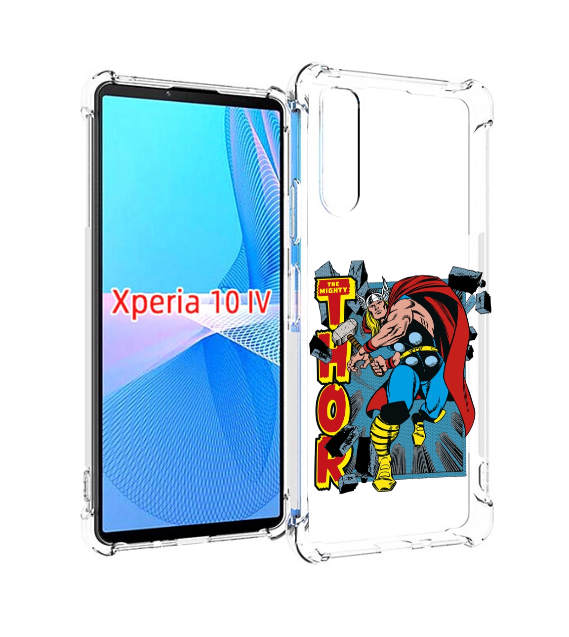 

Чехол MyPads тор комикс для Sony Xperia 10 IV (10-4), Прозрачный, Tocco