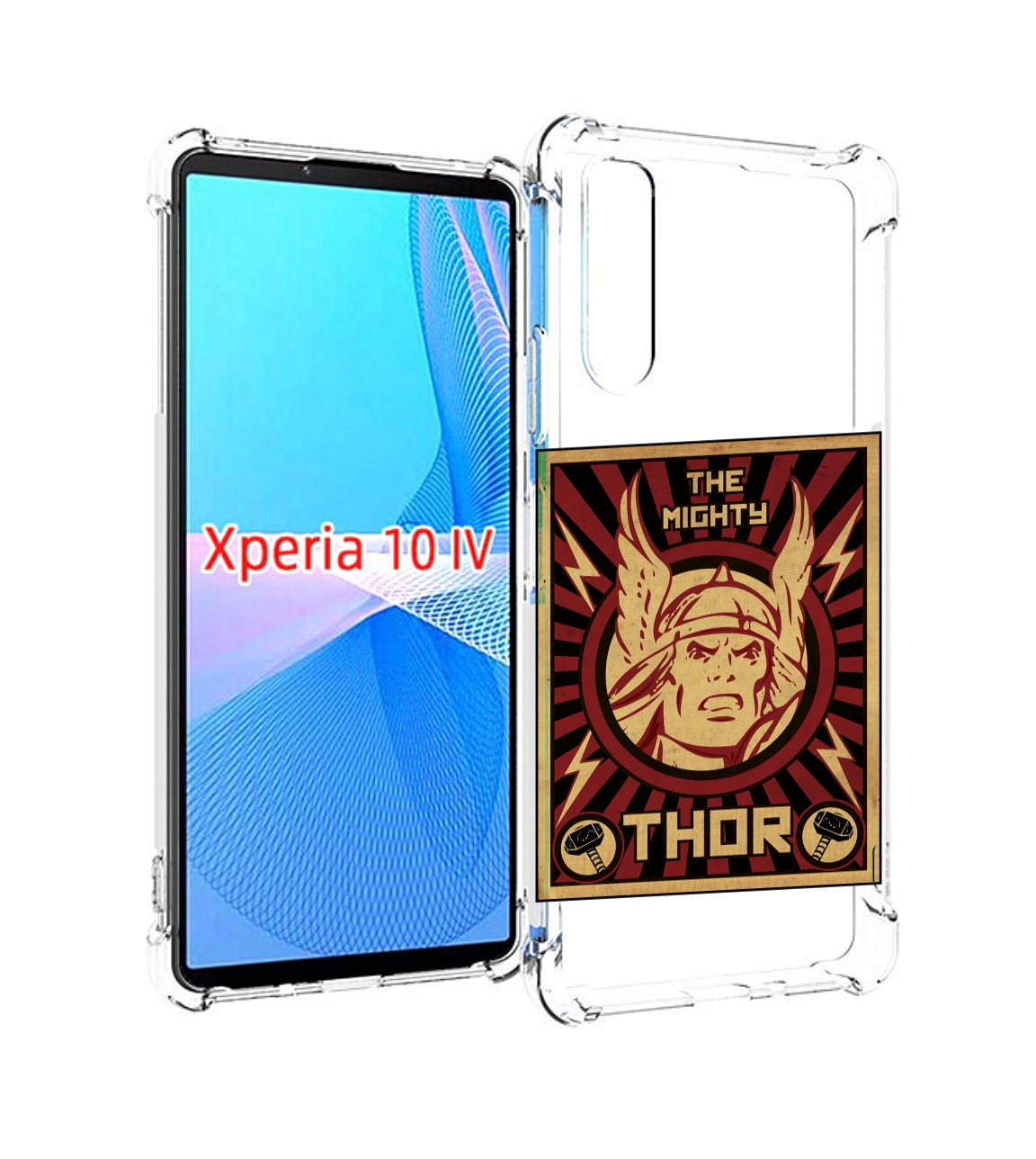 

Чехол MyPads тор лицо для Sony Xperia 10 IV (10-4), Прозрачный, Tocco