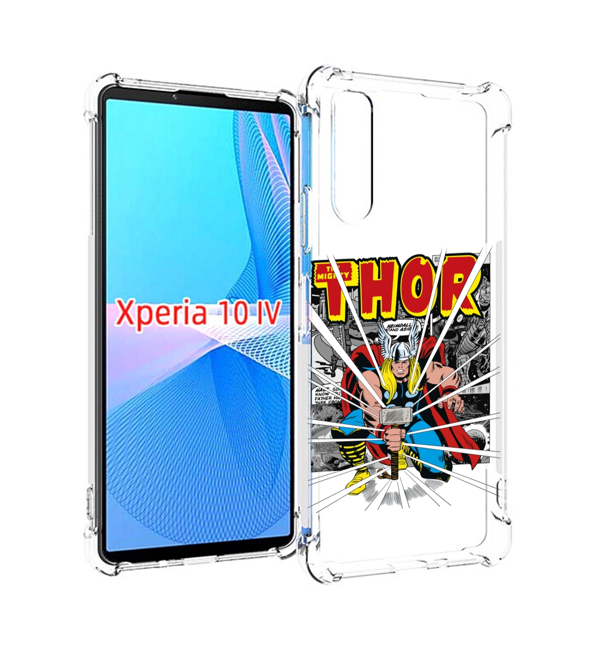 

Чехол MyPads тор рисунок для Sony Xperia 10 IV (10-4), Прозрачный, Tocco