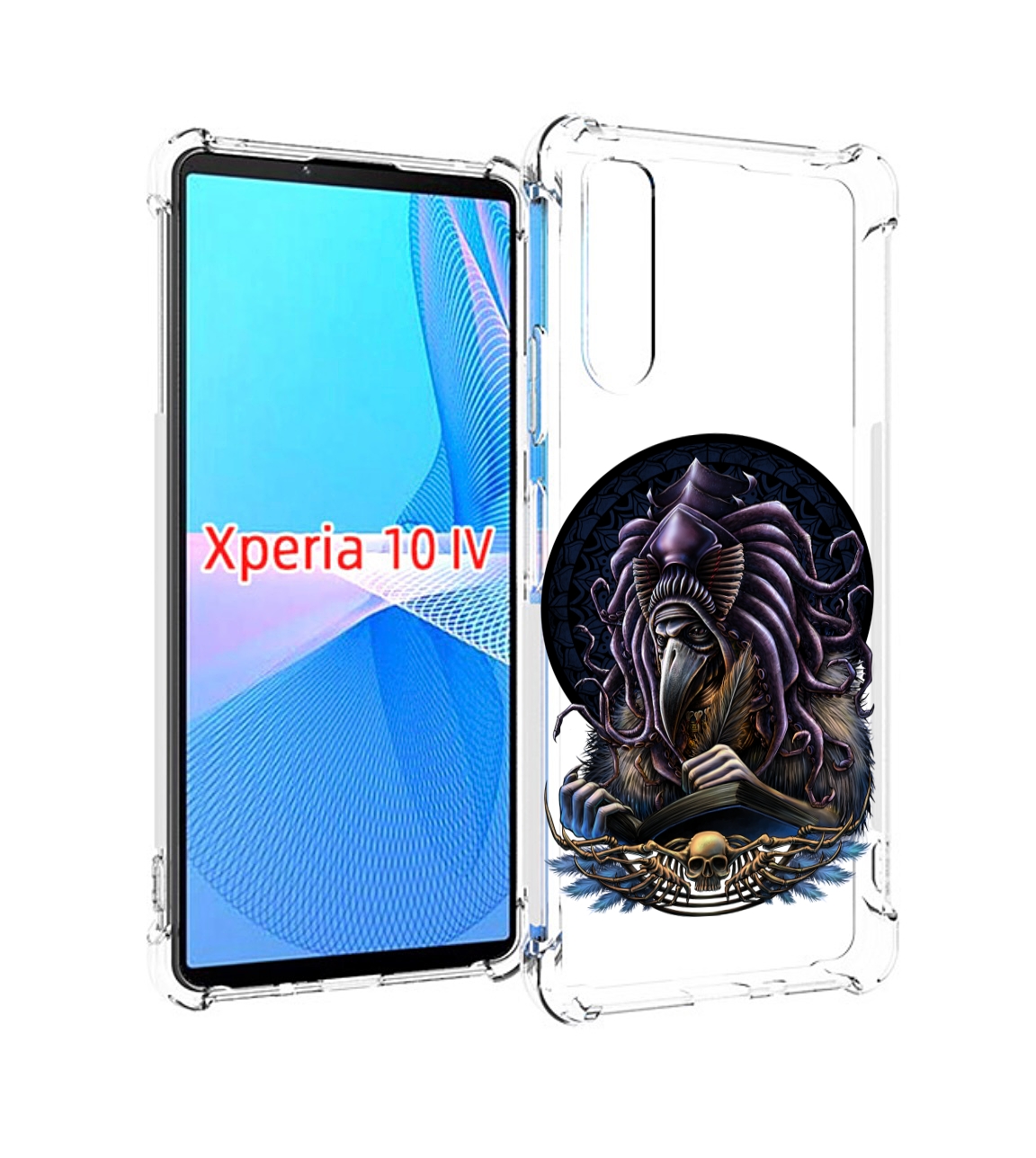 фото Чехол mypads умный ворон для sony xperia 10 iv (10-4)