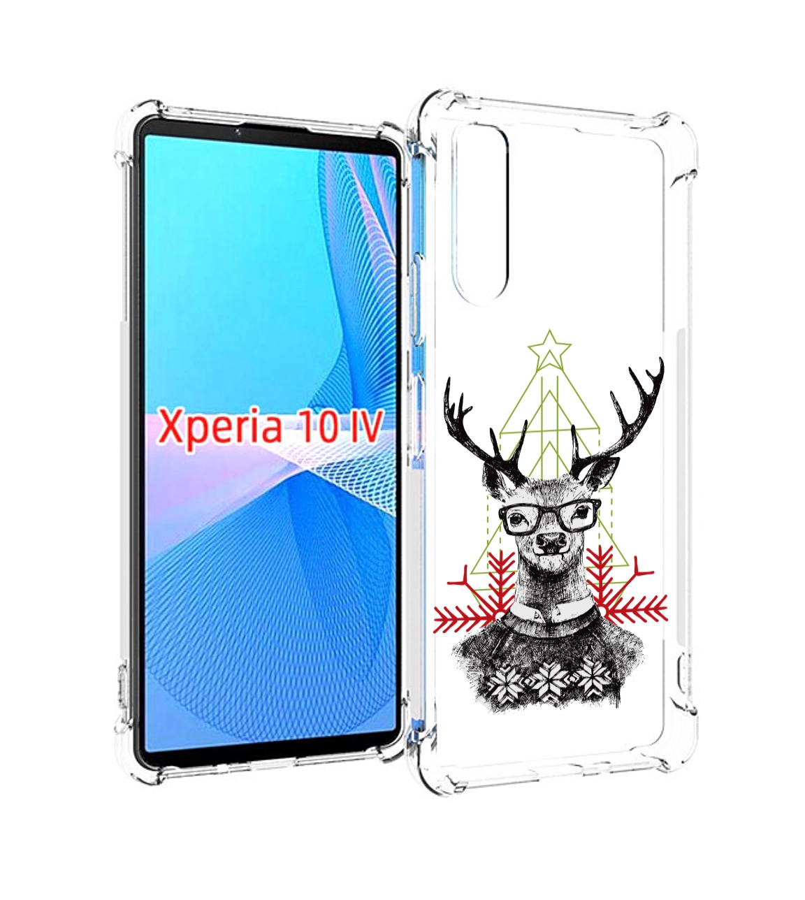 

Чехол MyPads умный олень для Sony Xperia 10 IV (10-4), Прозрачный, Tocco