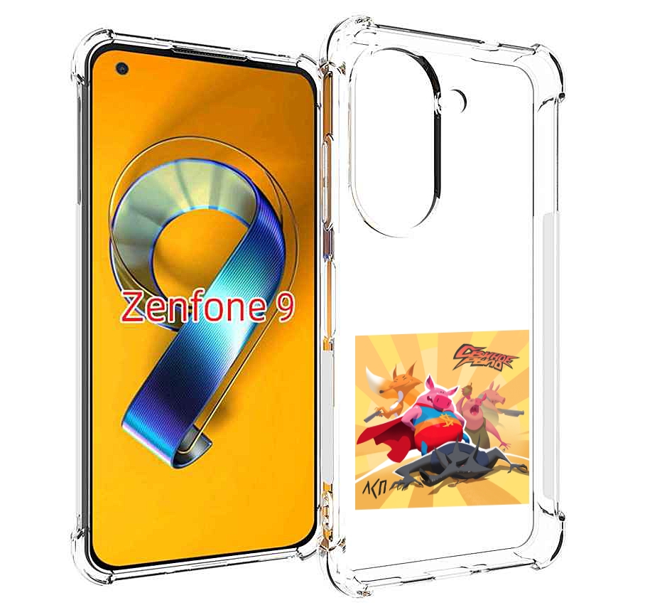 

Чехол MyPads Свиное рыло ЛСП для Asus Zenfone 9 (AI2202), Прозрачный, Tocco