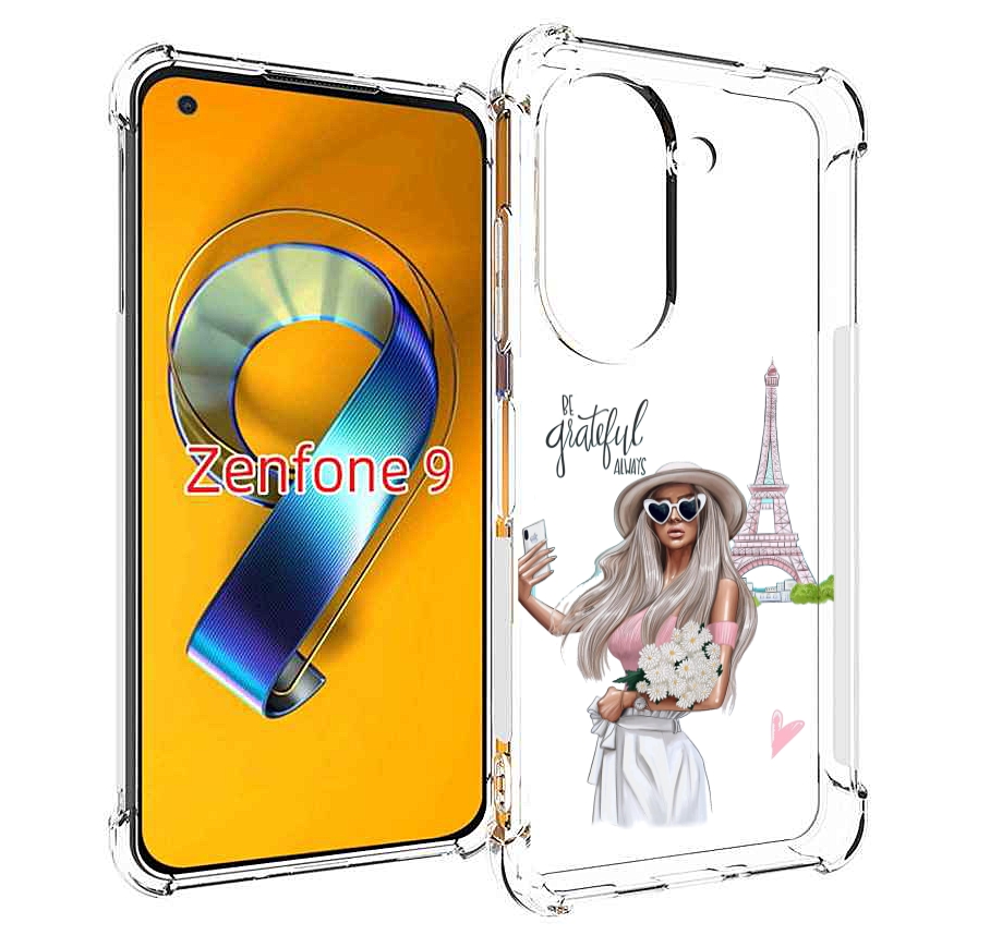 

Чехол MyPads Селфи-в-Париже женский для Asus Zenfone 9 (AI2202), Прозрачный, Tocco