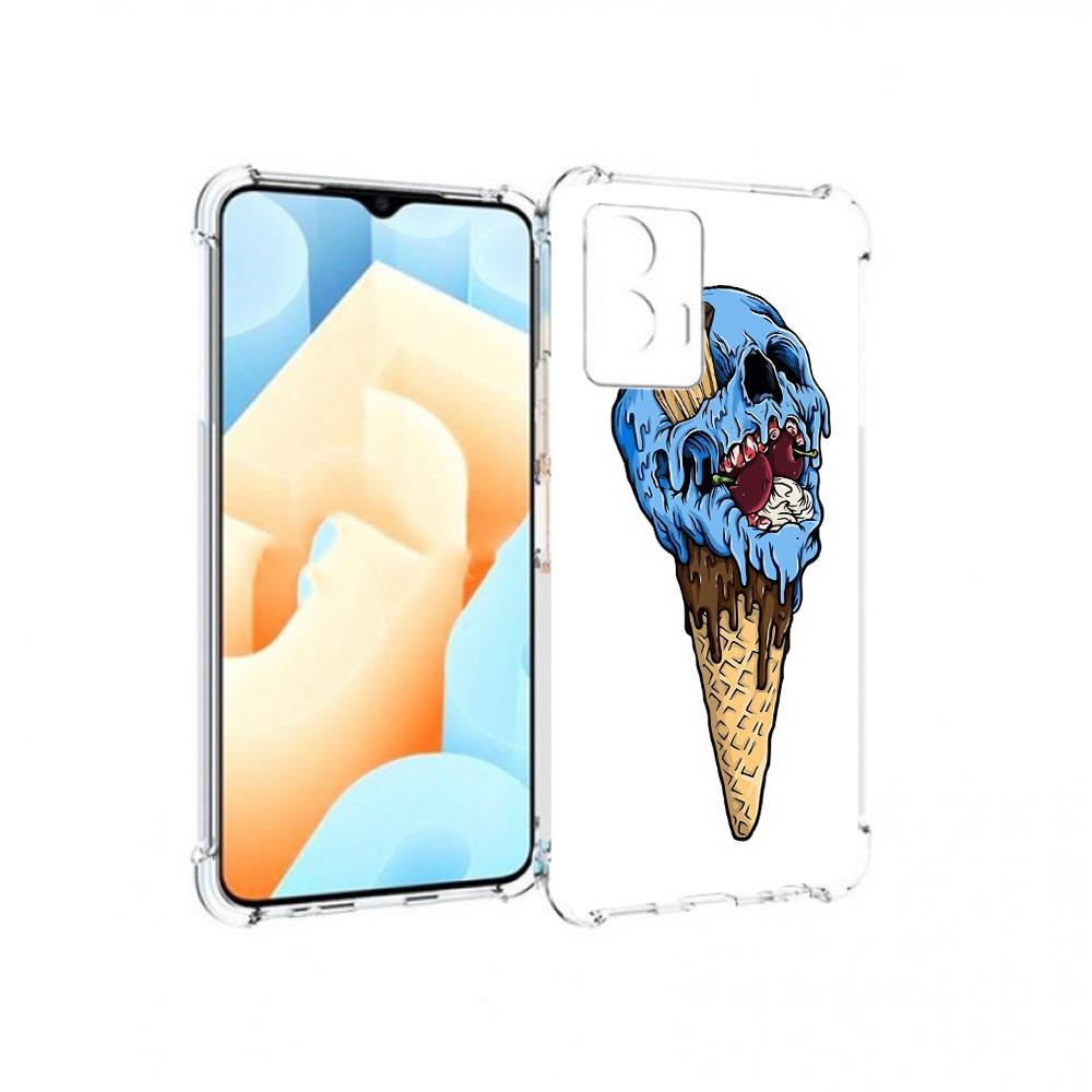 

Чехол MyPads Tocco для Vivo U5 мороженное череп (PT226979.416.484), Прозрачный, Tocco