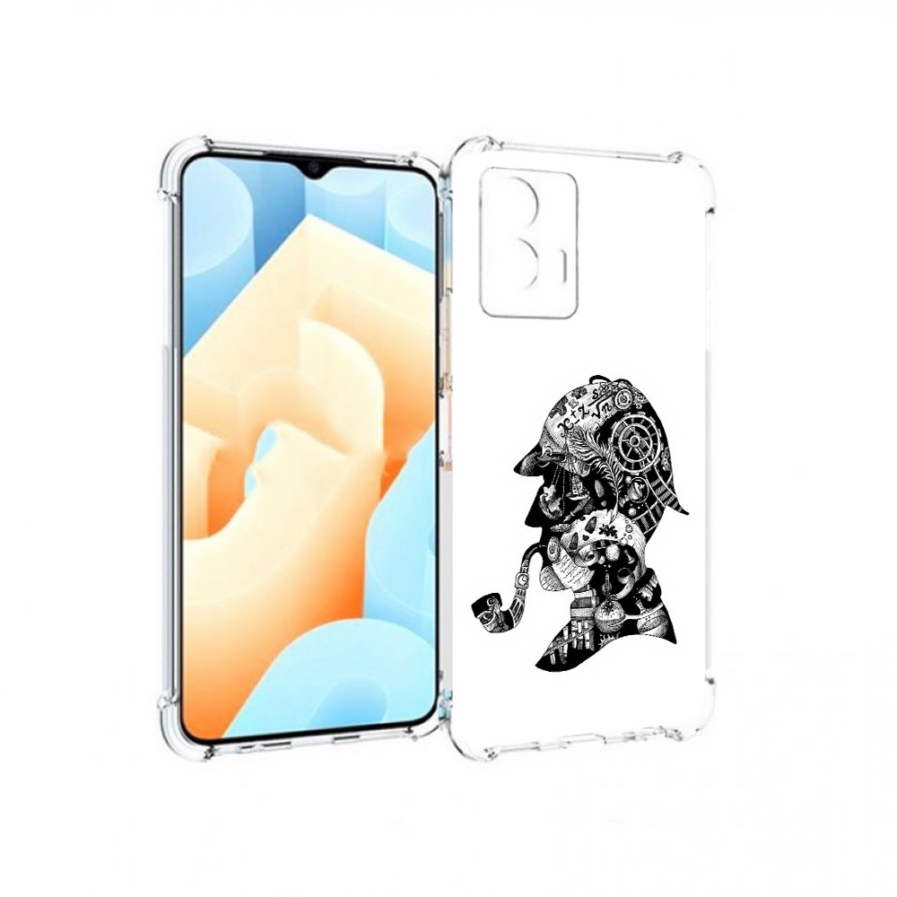 

Чехол MyPads Tocco для Vivo U5 мужчина с трубкой абстракция (PT226979.416.488), Прозрачный, Tocco