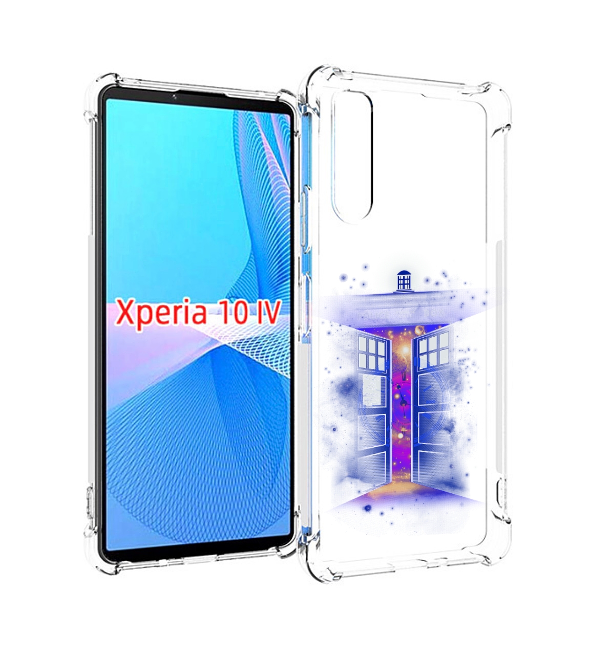 

Чехол MyPads фиолетовый уголок абстракция для Sony Xperia 10 IV (10-4), Прозрачный, Tocco