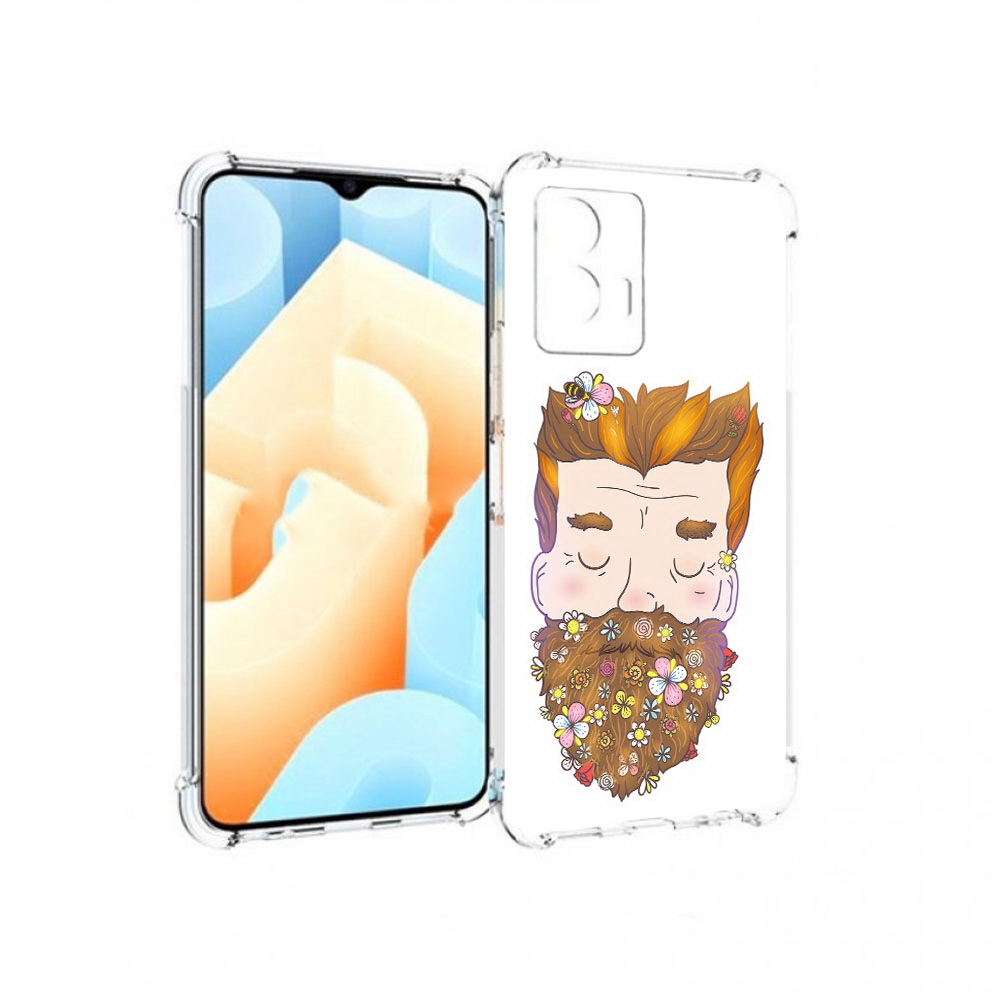 

Чехол MyPads Tocco для Vivo U5 мужчина с цветами в бороде (PT226979.416.489), Прозрачный, Tocco