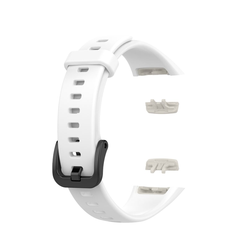 

Силиконовый ремешок для Huawei Band 6 / Honor Band 6 (белый), Huawei Band 6 / Honor Band 6