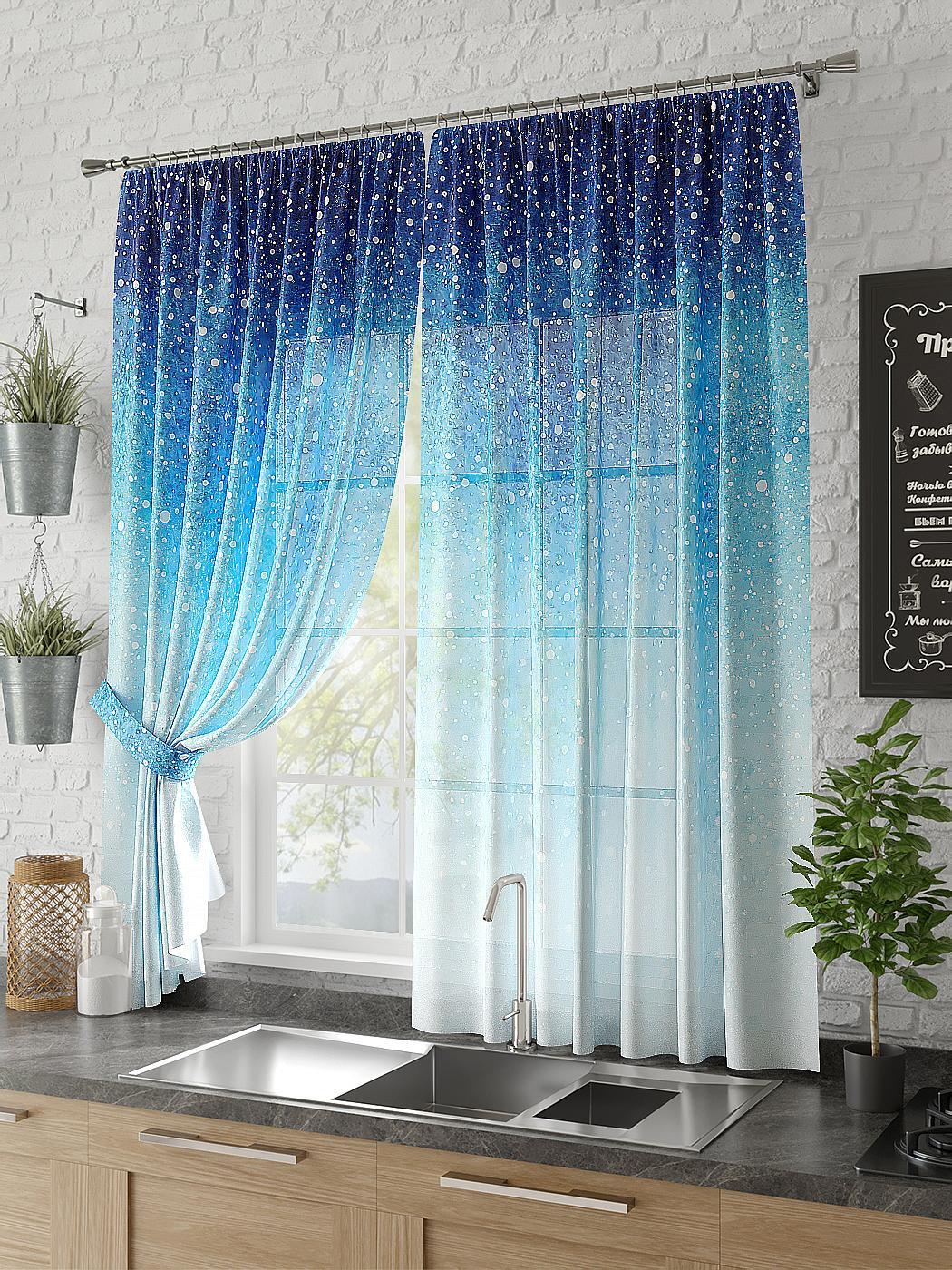 

Комплекты штор AT HOME Каминир высота 180 см, ширина 150 см, Белый, 930317