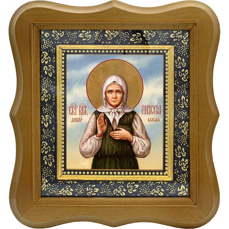 

Параскева Дивеевская блаженная. Икона на холсте.
