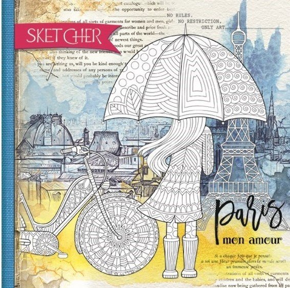 

Блокнот 36 л, 20*20, чистые л, тв. переплет, Mon amour, 1238 (16313)
