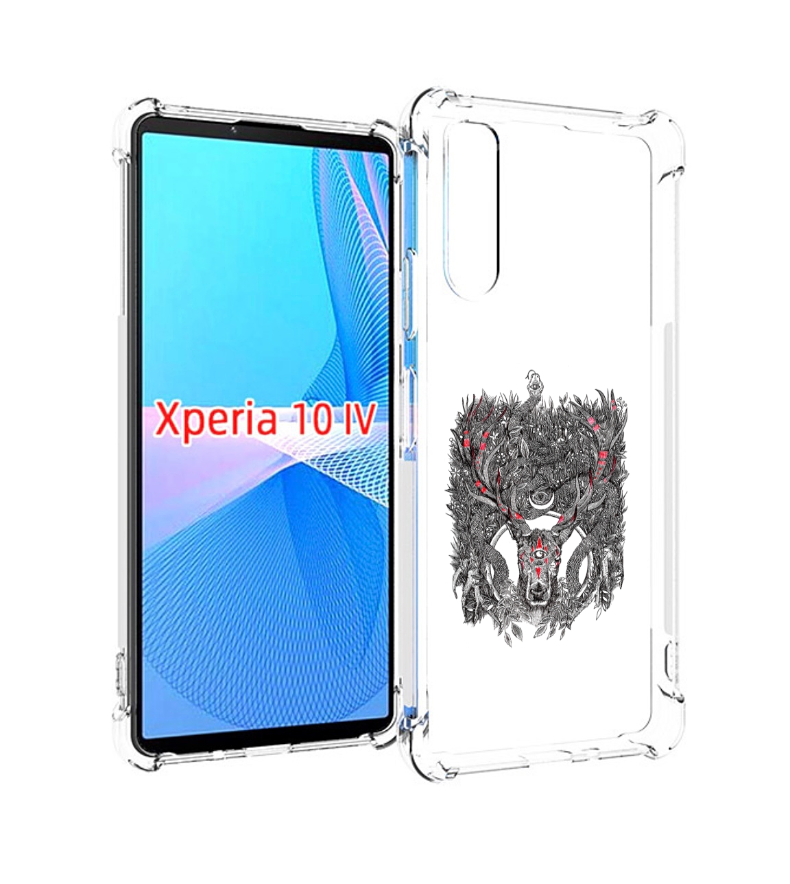 

Чехол MyPads Дизайнерские_676 для Sony Xperia 10 IV (10-4), Прозрачный, Tocco
