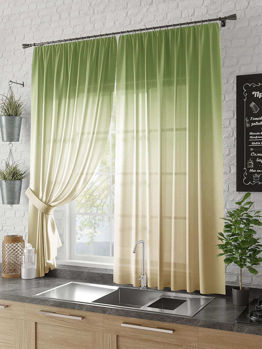 

Комплекты штор AT HOME Васко высота 180 см, ширина 150 см, Бежевый, 930587