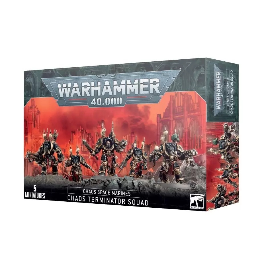 

Миниатюры для настольной игры Games Workshop Warhammer 40000 Chaos Terminator Squad, Chaos Terminator Squad