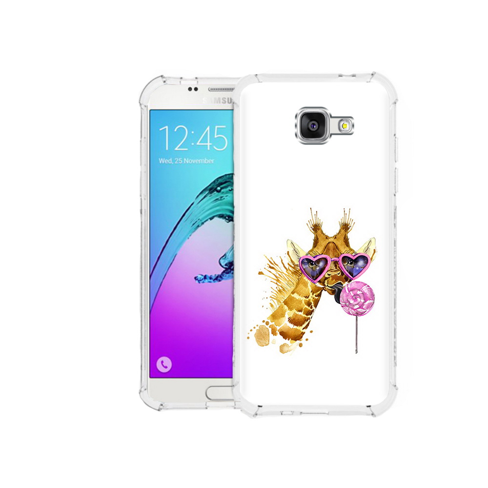 

Чехол MyPads Tocco для Samsung Galaxy A5 (2016) акварельный жираф (PT25252.581.217), Прозрачный, Tocco