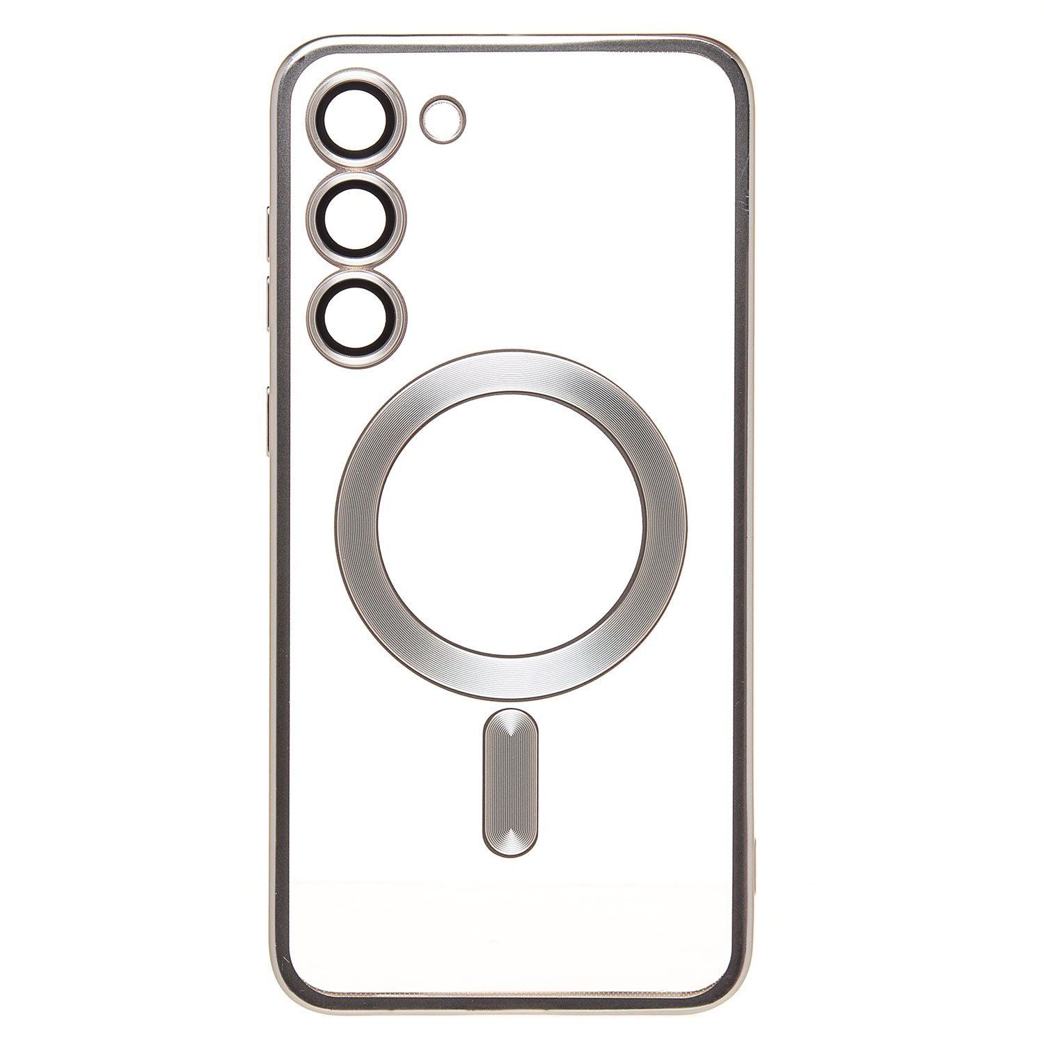 

Чехол для Samsung SM-S916 (Galaxy S23 Plus) силиконовый MagSafe 7 <серебристый>