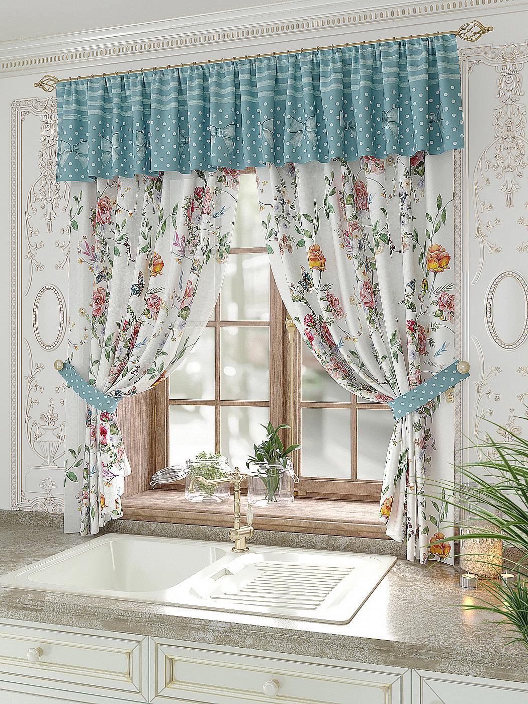 

Комплекты штор AT HOME Лорникс высота 180 см, ширина 150 см, Белый, 934013
