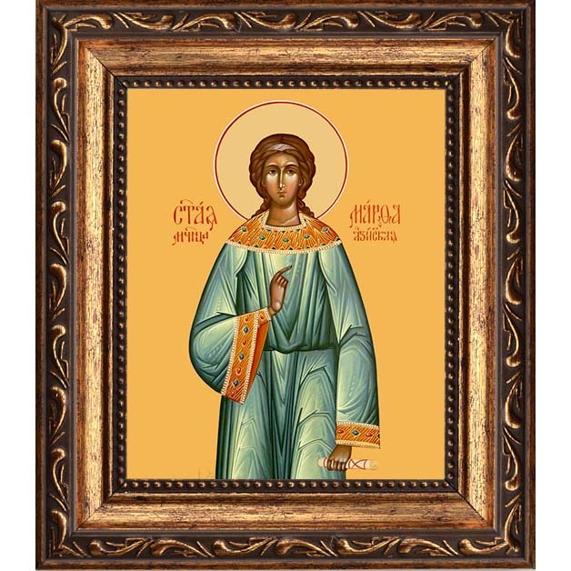 

Марфа Азийская, мученица, дева. Икона на холсте.