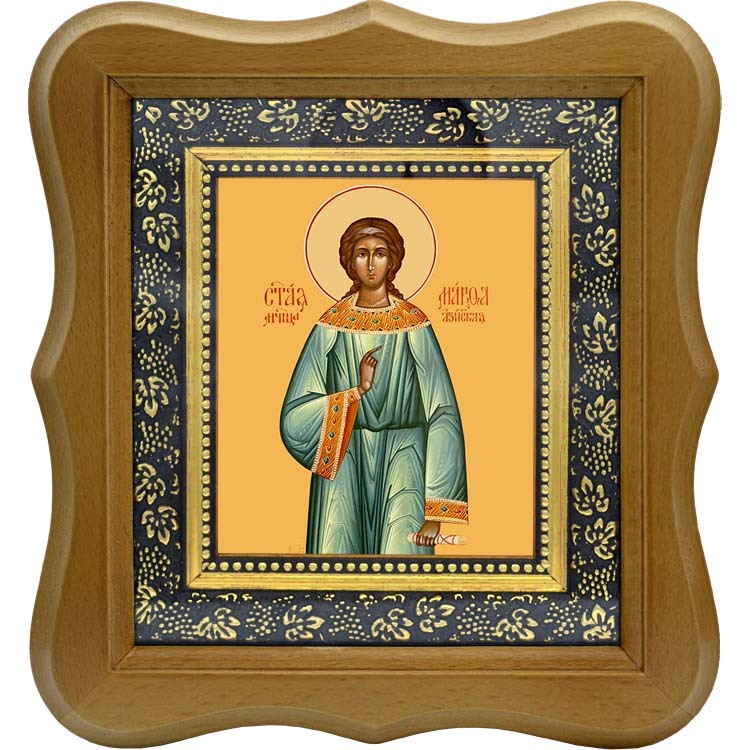 

Марфа Азийская, мученица, дева. Икона на холсте.