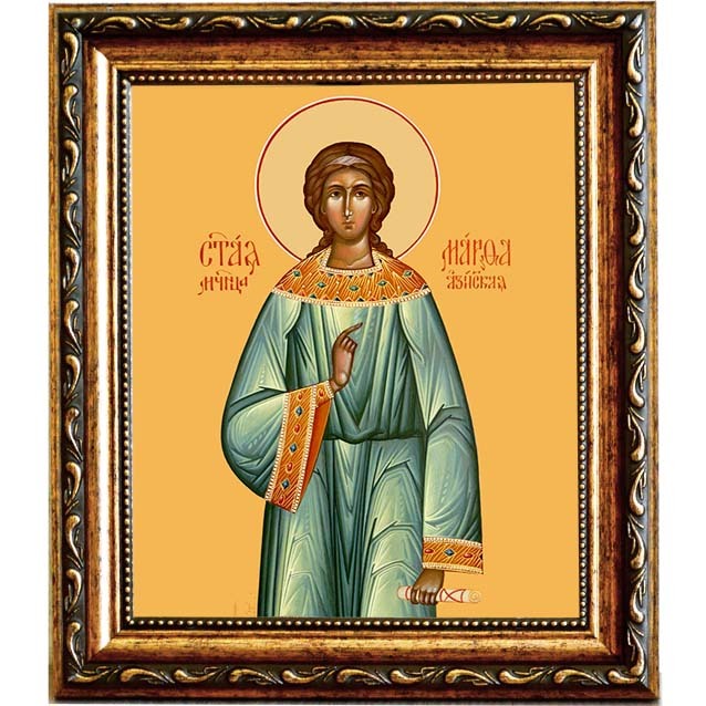 

Марфа Азийская, мученица, дева. Икона на холсте.