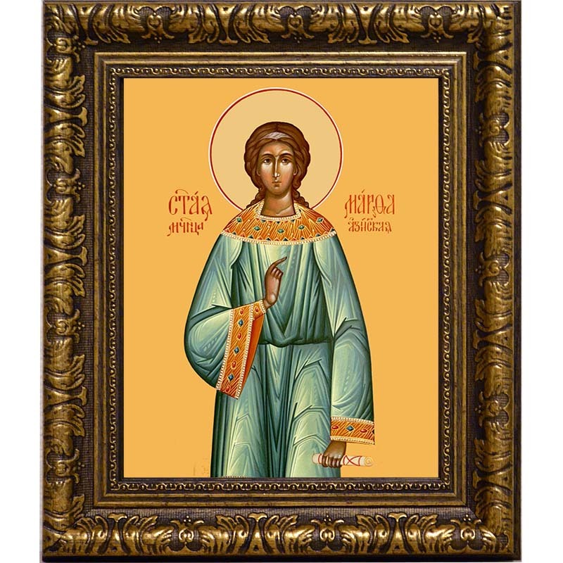 

Марфа Азийская, мученица, дева. Икона на холсте.