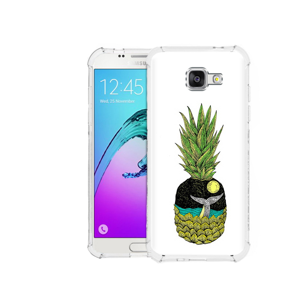 

Чехол MyPads Tocco для Samsung Galaxy A5 (2016) ананас с китом (PT25252.581.220), Прозрачный, Tocco