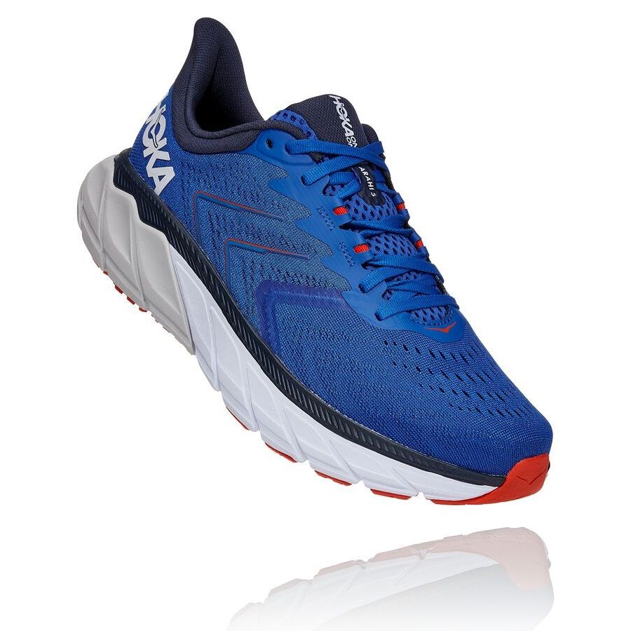 фото Кроссовки мужские hoka one one arahi 1115010 синие 11.5 us