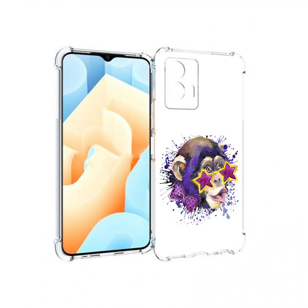

Чехол MyPads Tocco для Vivo U5 обезьяна в очках (PT226979.416.524), Прозрачный, Tocco