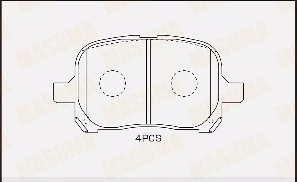 

Тормозные колодки MASUMA передние ms1401