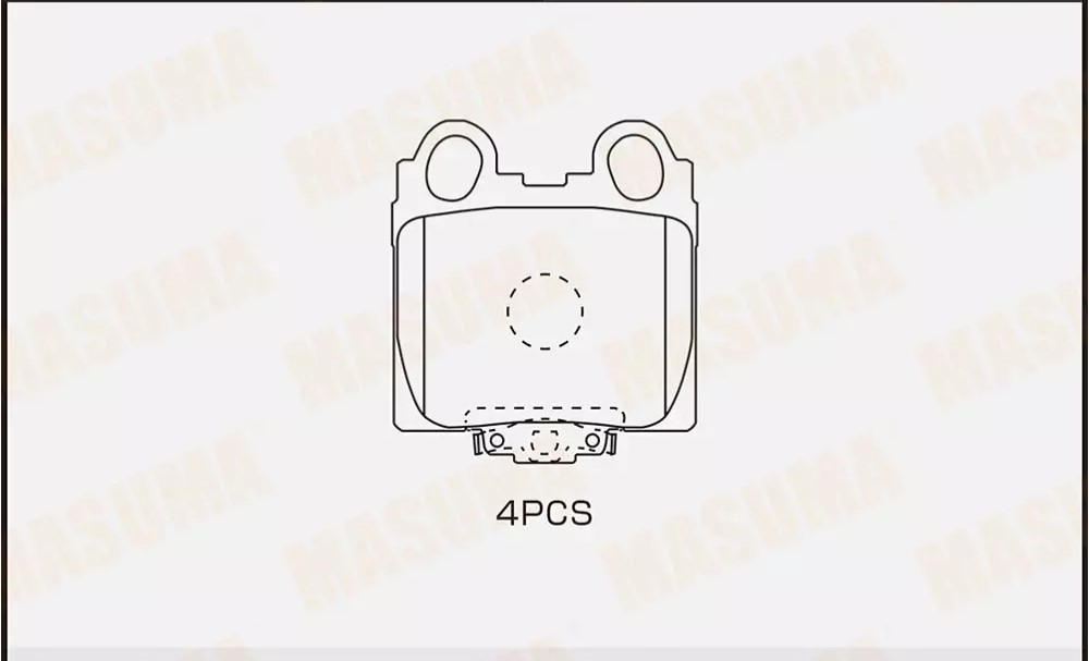 

Тормозные колодки MASUMA задние ms1421
