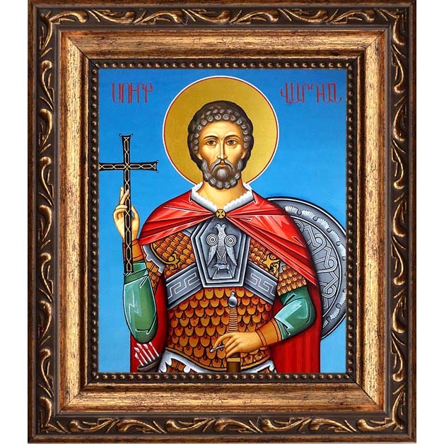 

Вардан Мамиконян великомученик. Икона на холсте.