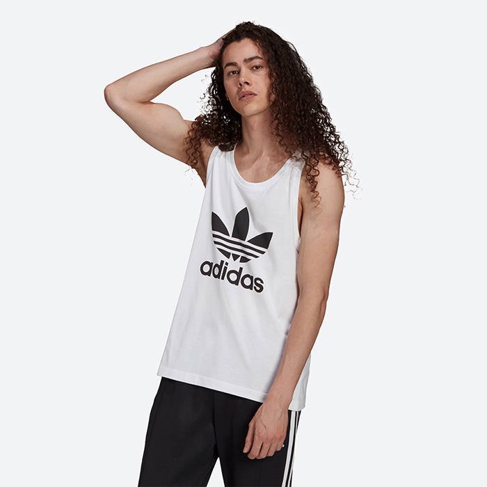 фото Майка мужская adidas h06636 белая s