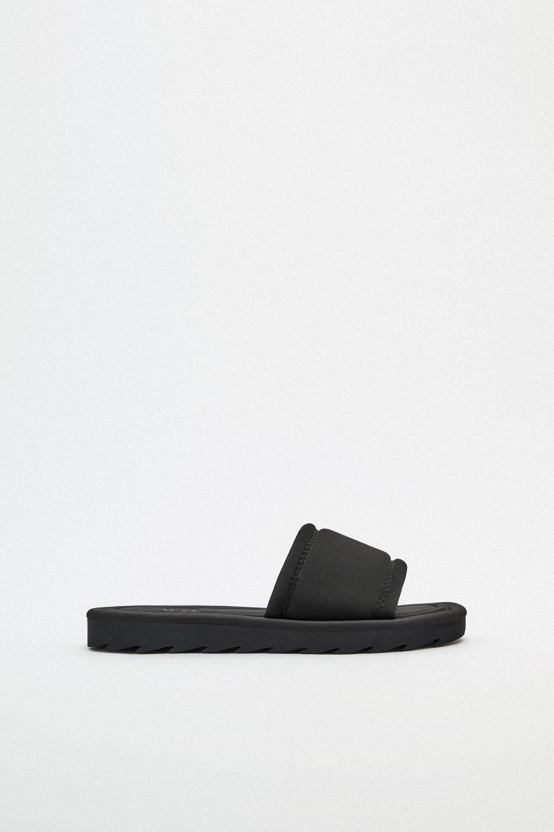 

Шлепанцы женские ZARA 177649 черные 35 RU (доставка из-за рубежа), 177649