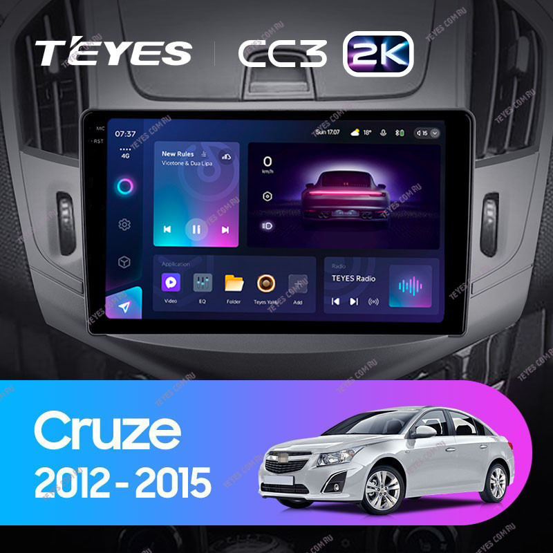 

Штатная магнитола Teyes CC3 2K 4/32 Chevrolet Cruze J300 J308 (2012-2015), CC3 2K