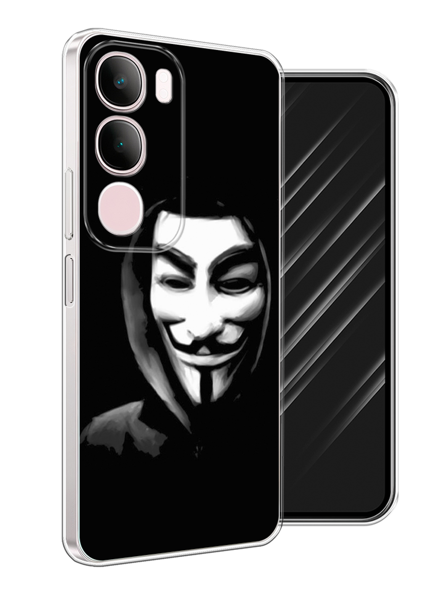 

Чехол Awog на Vivo Y19s "Анонимус", Черный;серый;белый, 2612350-1