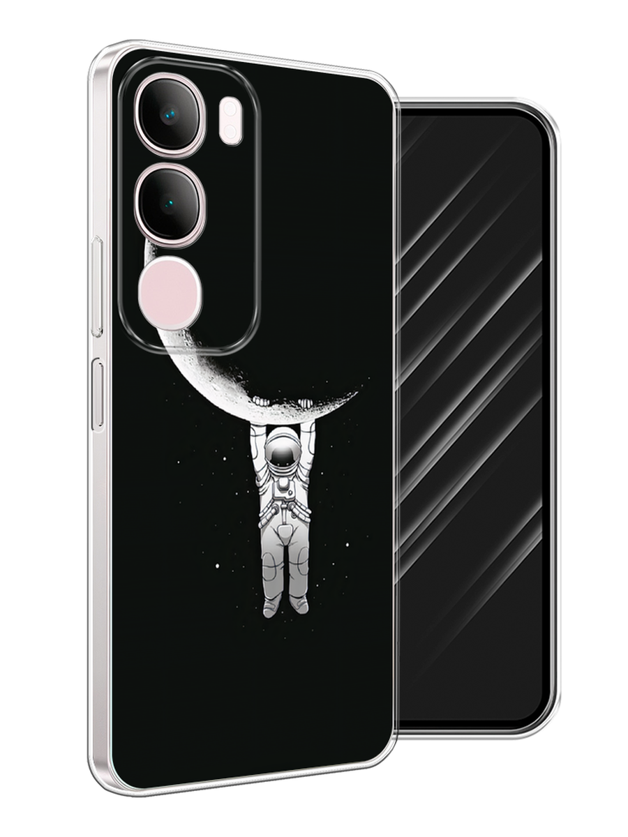 

Чехол Awog на Vivo Y19s "Космонавт", Белый;черный, 2612350-1