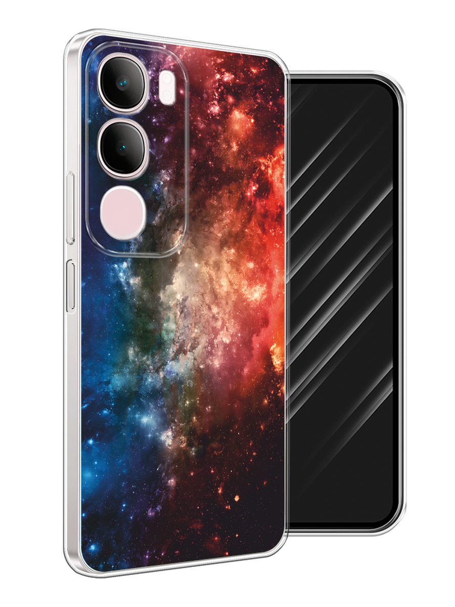 

Чехол Awog на Vivo Y19s "Космос", Синий;бежевый;красный, 2612350-1